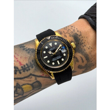Custom Seiko Mod • Gold Yachtmaster V3 • 40mm